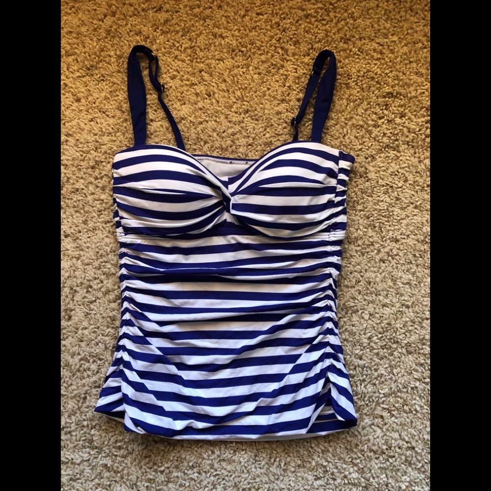 Jantzen Striped Tankini Top